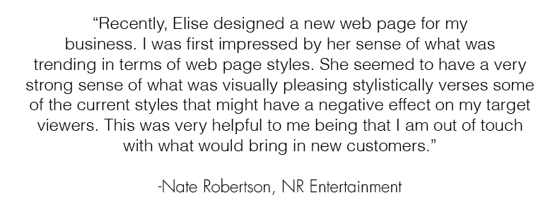 NR Entertainment quote1, e-portfolio